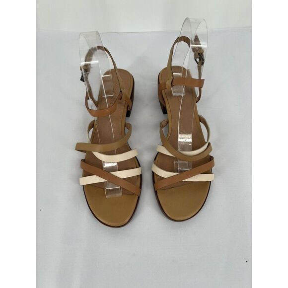 MADEWELL The Lori Sandal Dried Rose Leather Sandals Size 8.5 - Picture 2 of 9